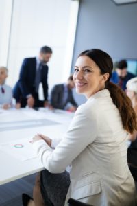 Business people conference and meeting in modern office