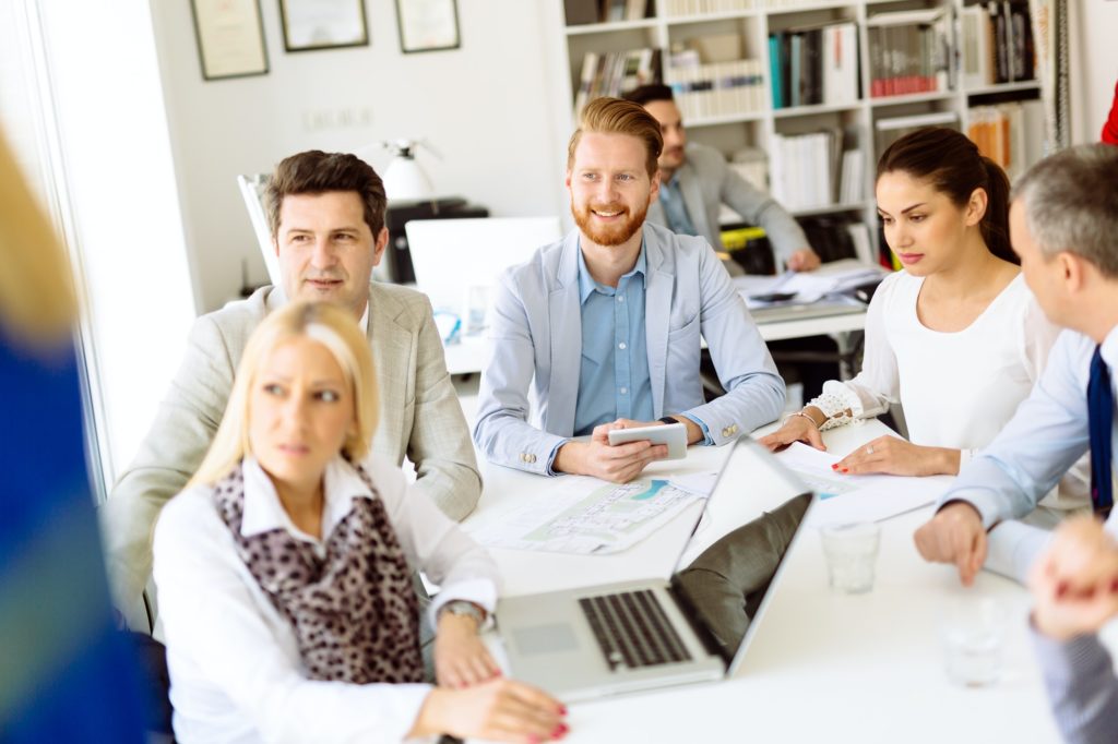 Business meeting and brainstorming