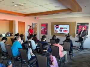 Young entrepreneurs hear from business leaders