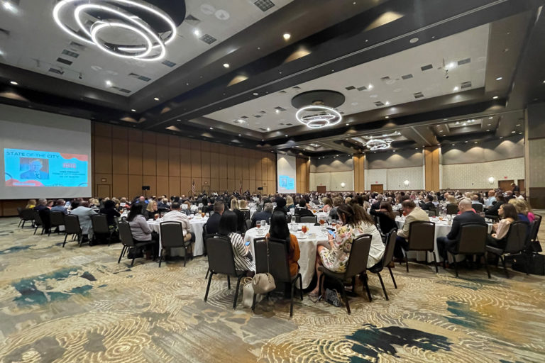 Full room at State of the City luncheon