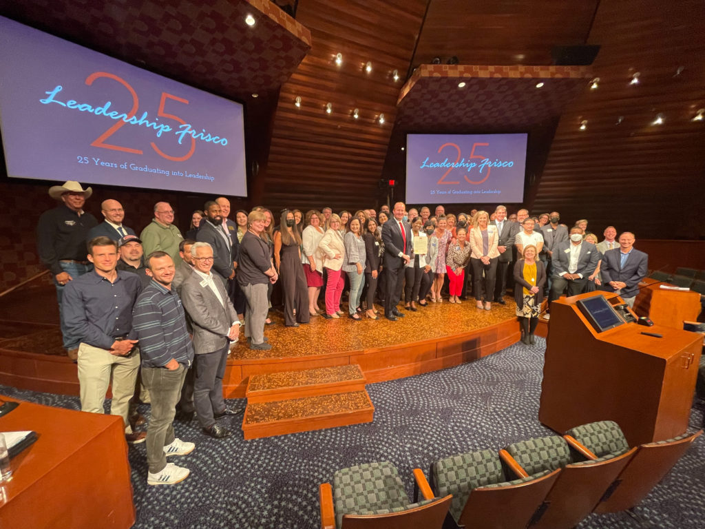 Leadership Frisco 25th anniversary photo